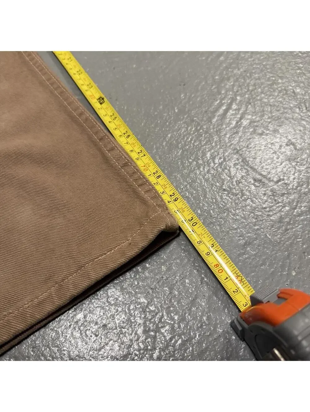 Vintage 1993 Made In USA Levis 545 Loose Orange Tab Brown Pants